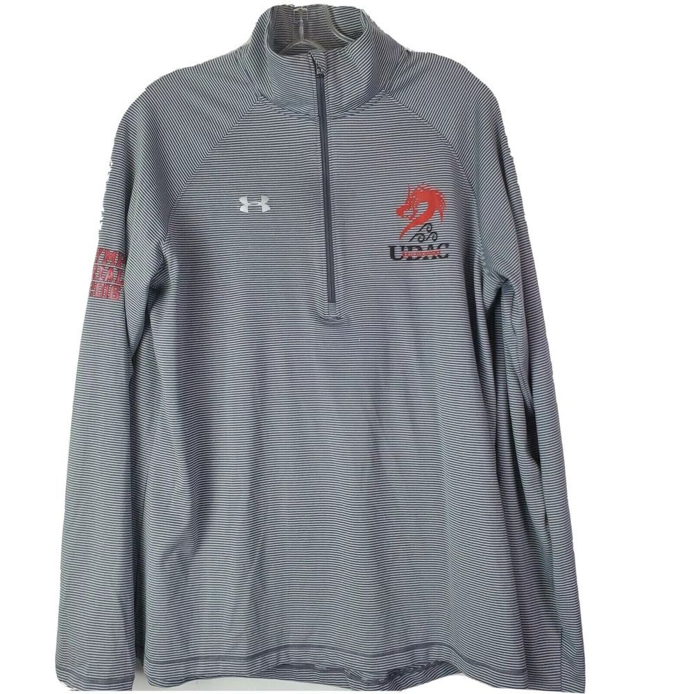 Under Armour Women's Gray 1/4 Zip Pullover‎ UDAC Dragon Olympic Trials Size L